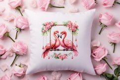 Valentines Day Animals on Swings Clipart Product Image 4