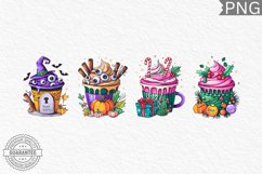 Hallothanksmas PNG, Hallothanksmas Coffee Sublimation Product Image 1