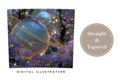 Abstract Tumbler Wrap, Cosmic Tumbler Template Product Image 4