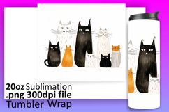 Charming Comical Cat Tumbler Sleeve Product Image 1