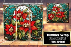 Christmas Splendor Stained Glass 3D Tumbler 20oz Product Image 1