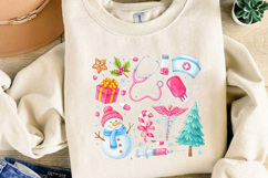 Medical Christmas Sublimation,Christmas Png Product Image 4