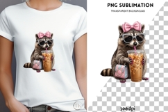 Raccoon png design for T-shirts Product Image 4