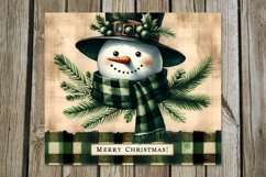 Xmas Snowman | retro Christmas Skinny tumbler sublimation Product Image 4
