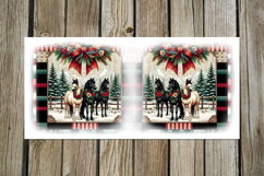 Country Christmas | 4 horse Sublimation Mug design PLUS Product Image 4