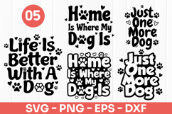 Life Is Better With Dog Quotes SVG PNG Product Image 1