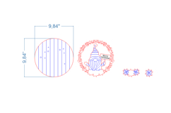 Christmas Gnome SVG laser cut files for Glowforge Product Image 4