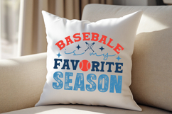 Baseball Is My Favorite Season SVG | Baseball T-Shirt Product Image 4
