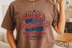 America Freedom Brave Svg, Fourth Of July Svg, USA 1776 Svg. Product Image 5