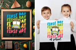 First day of school, Back to School SVG, laser cut files Product Image 3