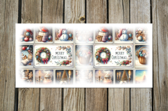 Christmas collage | 4 retro Sublimation Mug designs Product Image 4