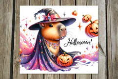 Funny Halloween character | Skinny tumbler sublimation Product Image 4