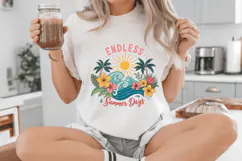 Endless summer days PNG, Beach PNG Sublimation Design Product Image 4