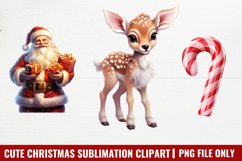 Cute Christmas Sublimation Clipart Product Image 1