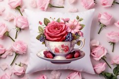 Vintage Valentines Day Flowers Clipart Product Image 4