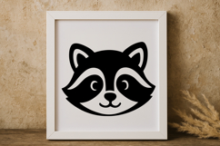 Cute Funny Raccoon SVG Product Image 1