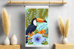 Toucan Kitchen Towel PNG, Toucan Kitchen Towel PNG Design Product Image 4