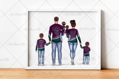Hockey Family clipart: &quot;HOCKEY CLIPART&quot; Hockey jerseys Sport Product Image 3