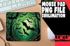 Sweet DESK PAD PNG Style, Horror Halloween Product Image 1
