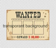 Wanted poster template PNG Printable, Western cowboy poster Product Image 3