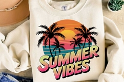 Summer Vibes Sublimation, Vintage Summer Png Product Image 4