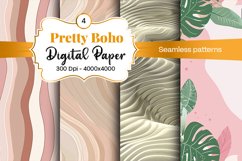 Boho digital paper Seamless backgrounds Product Image 2