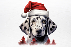 Christmas Peeking Dogs Clipart PNG Product Image 4