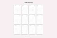 2030 Monthly Goal Planner, Printable &amp; Fillable, A4/Letter Product Image 4