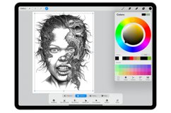 33 Procreate Creepy Stamp Brushes Product Image 5