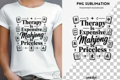 Mahjong quote png design for T-shirts Product Image 4