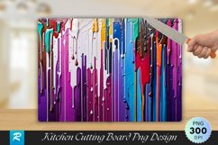 Multicolor Old Cutting Board Sublimation Design Product Image 1