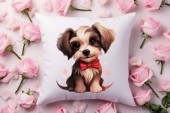 Cute Valentine Dog Clipart, Valentines Day Dog Clipart Product Image 4
