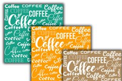 Coffee digital papers, colorful papers Product Image 3
