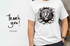 Leopard Break Through Wall SVG Bundle Product Image 4