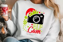 Elf Cam Svg, Elf Camera Svg, Funny Christmas Cam Svg. Product Image 4