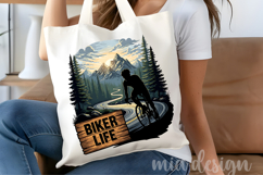 Biker Life PNG, Mountain Road Cycling Sublimation Design Product Image 4