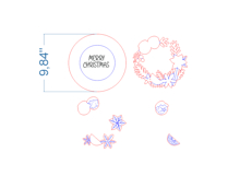Christmas Sign SVG laser cut files for Glowforge Product Image 4