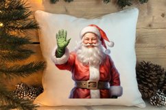 Watercolor Santa Claus Sublimation Clipart, Santa PNG Product Image 4