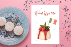 Italy Watercolor Clipart, Italian Travel Stickers Product Image 3