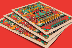 Christmas Party Celebration Flyer Templates Product Image 4