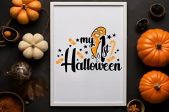 My first Halloween svg, Happy Halloween svg, Boo svg Product Image 4