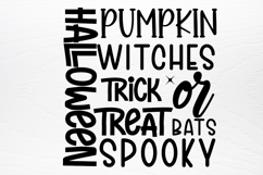 Halloween Word Art SVG Product Image 4