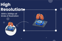 Medical Isometric 3D Illustration Pack Product Image 4