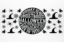 Halloween Round Can glass SVG Product Image 4
