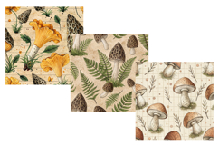 Vintage Mycologist&#039;s Journal Seamless Pattern, Digital Paper Product Image 4