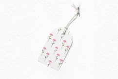 Cute watercolor papers with pink flowers Product Image 4