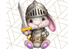 Halloween Bunny Clipart, Cute Bunnies in Costumes PNG Product Image 4