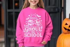 Too Ghoul For School Svg, Halloween Ghost Svg, School Svg. Product Image 4