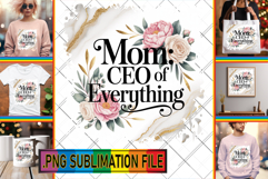 Cheerful Tote Bag Gift Magic PNG, Mother's Day Product Image 1