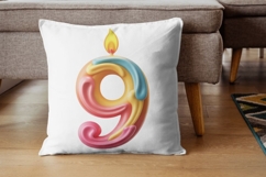 Magical Milestones Unicorn Birthday Number PNG Pack Product Image 4